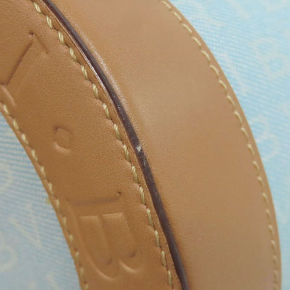 Bvlgari Bulgari Drum Bag Logomania Handbag Canvas Leather Women