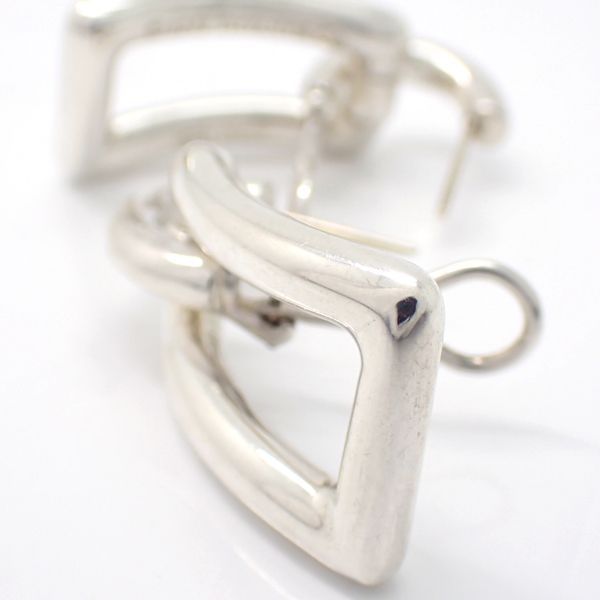 Tiffany & Co Earrings 925 Biscayne Drop Rectangle SV Silver 2002 Tiffany & Co