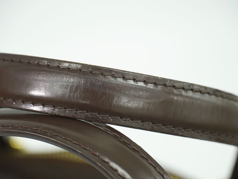 Authentic Louis Vuitton LV Verona PM Damier Ebène Tote Handbag Brown N41117