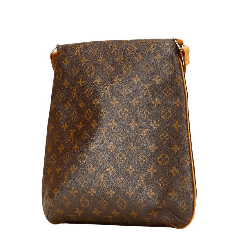 Louis Vuitton Monogram Musette M51256 Brown PVC Leather Women Louis Vuitton