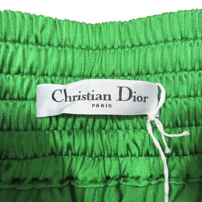 Unused 22SS Christian DIOR Boxing Shorts Half Pants Logo DIOR VIBE Green S