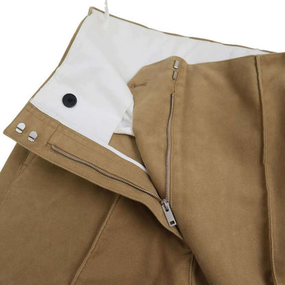 Celine by Phoebe Philo Moleskin Flared Trouser Pants 2 1p57 7116 Beige 36