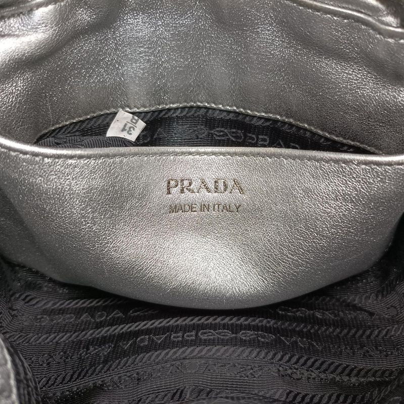 Prada Diagram Silver Leather 1bh08431/b