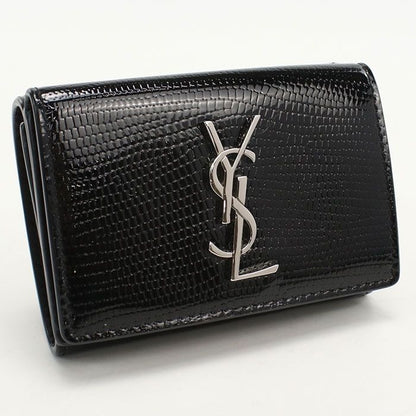 Saint Laurent Trifold Wallet Patent Leather
