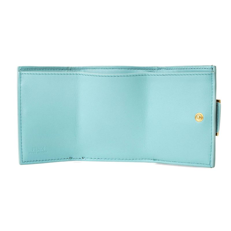 Fendi Trifold Wallet Baguette Green