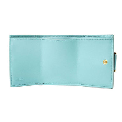Fendi Trifold Wallet Baguette Green