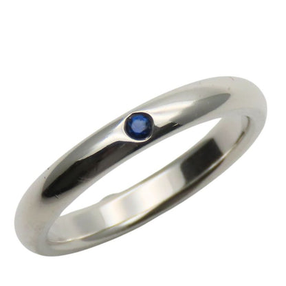 Tiffany & Co Ring - Ring Stacking Band Elsa Peretti 925 Silver Sapphire Approx