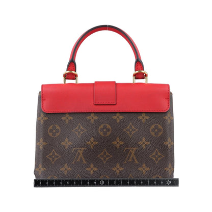 Louis Vuitton Locky BB Monogram Brown Coquelicot Canvas Calf Leather Messenger — view 2