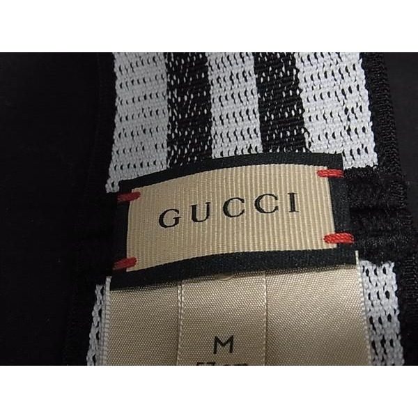 Gucci Interlocking Polyester Rubber Thread Headband Hair Black — view 3