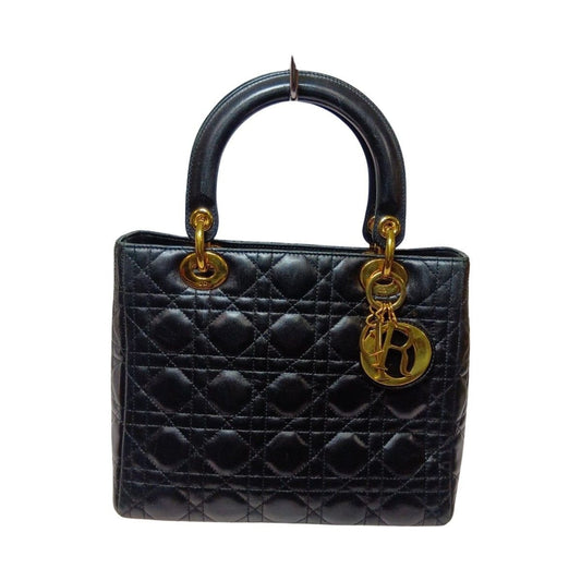 Dior Cannage Handbag Black