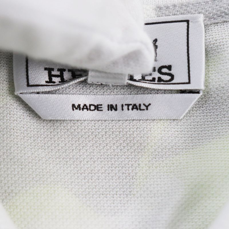 Hermes 23SS Paz Vjetar 100% Cotton Deer Fabric Total Pattern Short Sleeves Polo