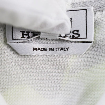 Hermes 23SS Paz Vjetar 100% Cotton Deer Fabric Total Pattern Short Sleeves Polo