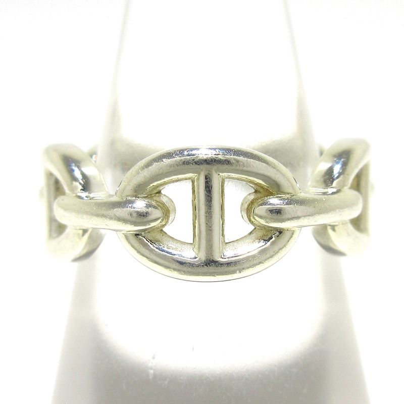Hermes Ring 51 Chaine D'ancre Silver