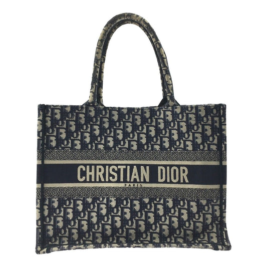 Christian Dior Oblique Book Tote Navy