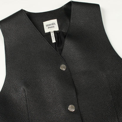 Hermes Vest Button Long Gilet — view 5