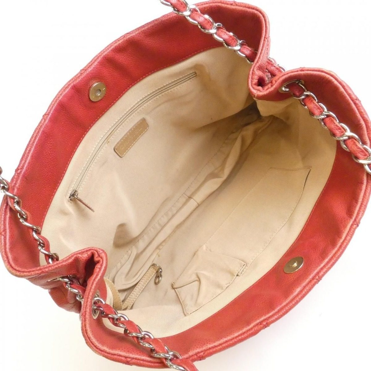 Chanel Shoulder Bag Silver — view 8