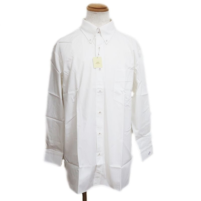 Hermes Serie Dress Shirt Button Down Chemise SUR Mesure