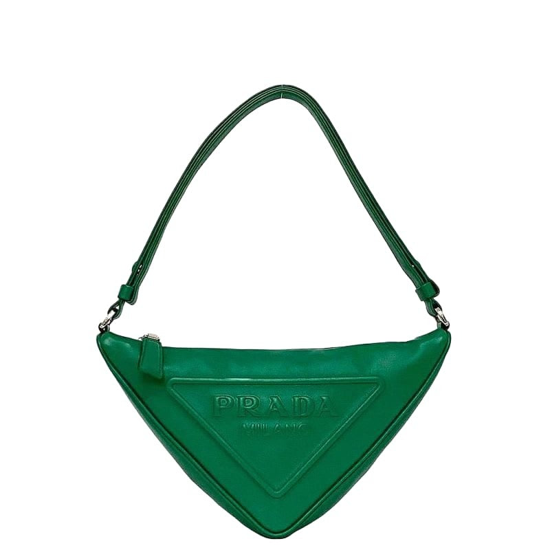 Prada Bag Green Triangle