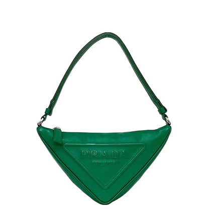 Prada Bag Green Triangle