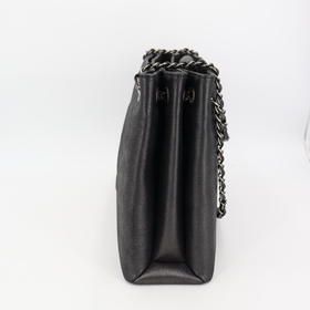 Chanel CC Shopping Tote Iridescent Calfskin East West