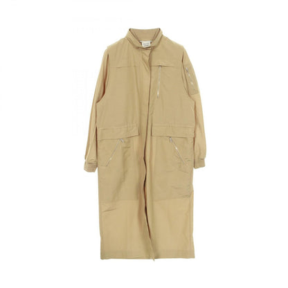 Hermes Button Jacket Beige Nylon 3Way Coat
