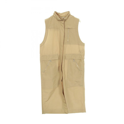 Hermes Button Jacket Beige Nylon 3Way Coat — view 4