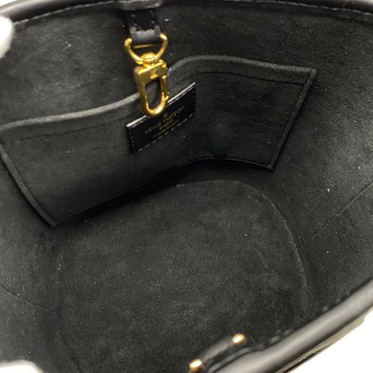 Louis Vuitton Handbag Shoulder Bag Petit Baquet M59961 Raffia Leather Noir