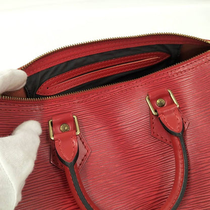 Louis Vuitton Speedy 25 Mini Boston Bag Epi Leather Castilian Red M43017