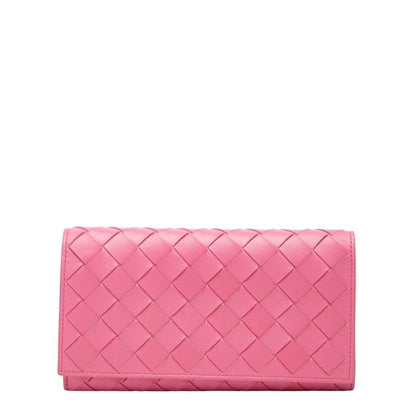 Bottega Veneta Intrecciato Pink Leather