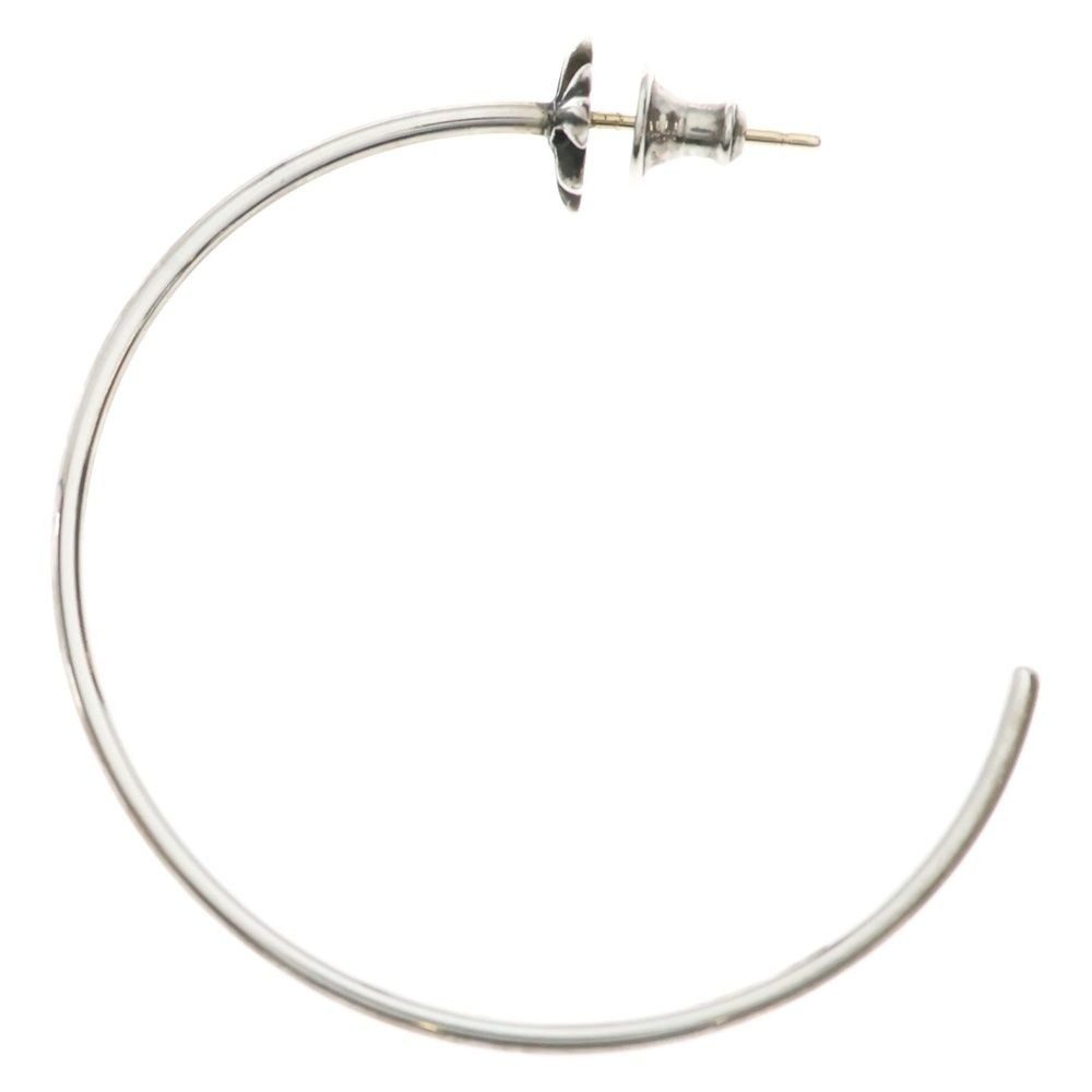 Chrome Hearts Hoop CH Pls CH Plus Earrings Silver