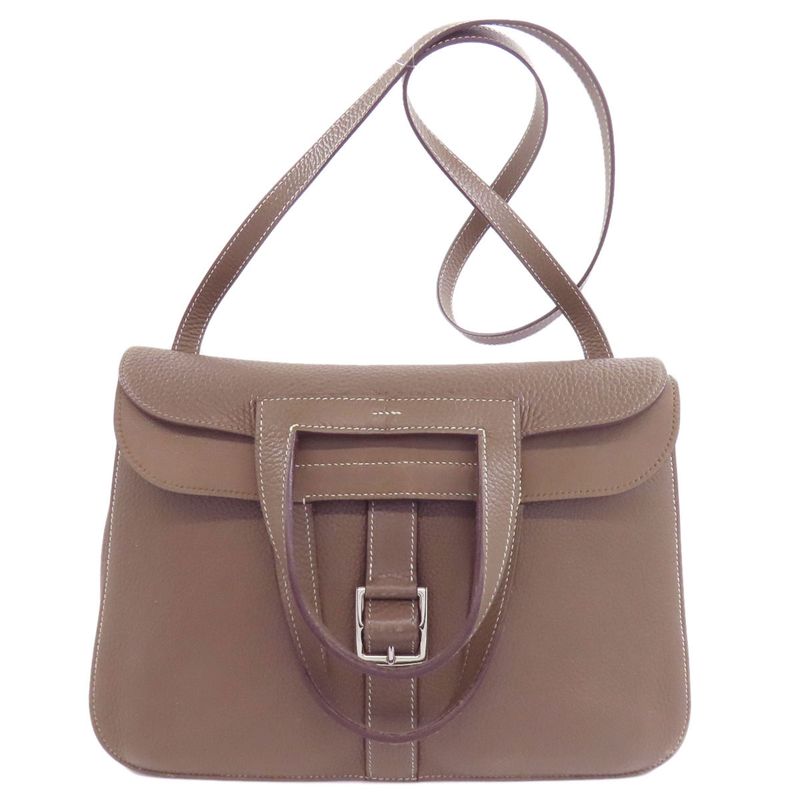 Hermes Arsan 31 Etape Silver Hardware Shoulder Bag Taurillon Women