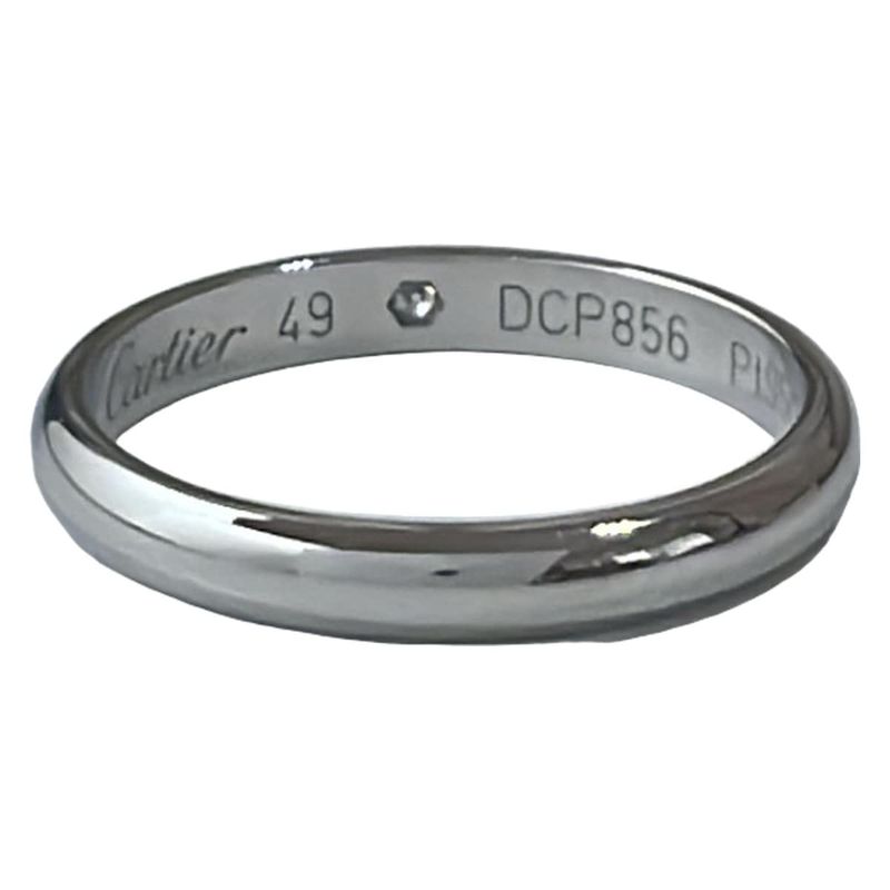 Cartier Ring Classic Wedding Ring B40577 Pt950 X Diamonds 1P Diamonds / Approx