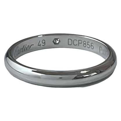 Cartier Ring Classic Wedding Ring B40577 Pt950 X Diamonds 1P Diamonds / Approx