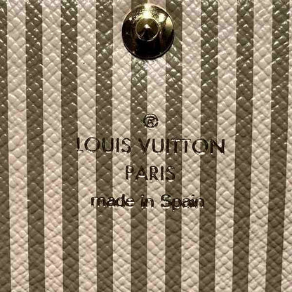 Louis Vuitton Damier Portefeuille Sarah N63179 Trunk Motif Long Wallet With Two