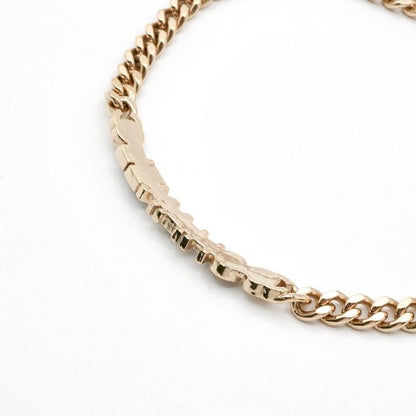 Chanel Necklace Pendant Choker Gold Black White Here Mark Logo