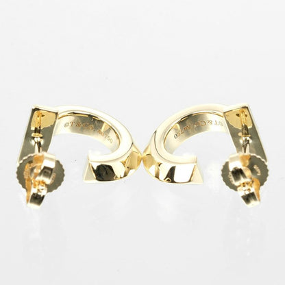 Tiffany & Co T One Hoop 18K Yellow Gold Ladies 8.1g Earrings