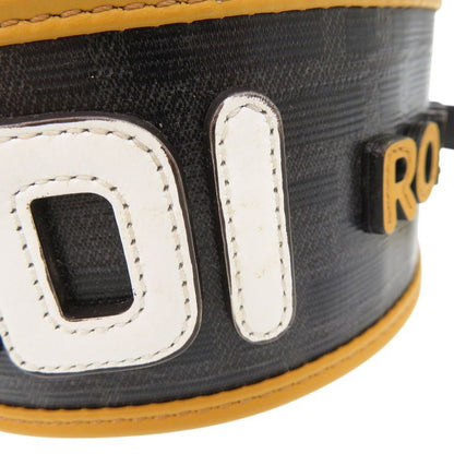Fendi X FILA Leather Black Shoulder Strap Black 1900 Fendi