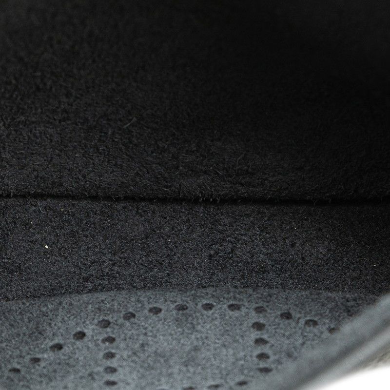 Hermes Evelyn TPM Crossbody Shoulder Bag Grimisty Grey Silver Hardware Taurillon