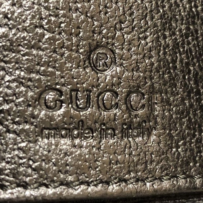 Gucci Body Bag Waist Pouch 28566 GG Canvas Black Zipper Opening Difficulty