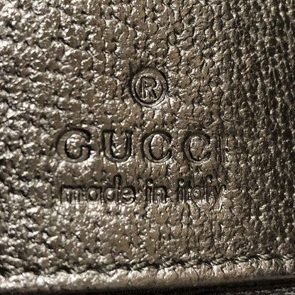 Gucci Body Bag Waist Pouch 28566 GG Canvas Black Zipper Opening Difficulty