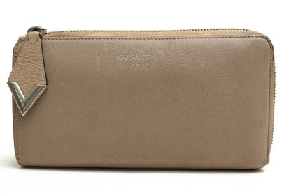 Louis Vuitton Long Wallet Ladies Women Leather Genuine Leather Beige M60147