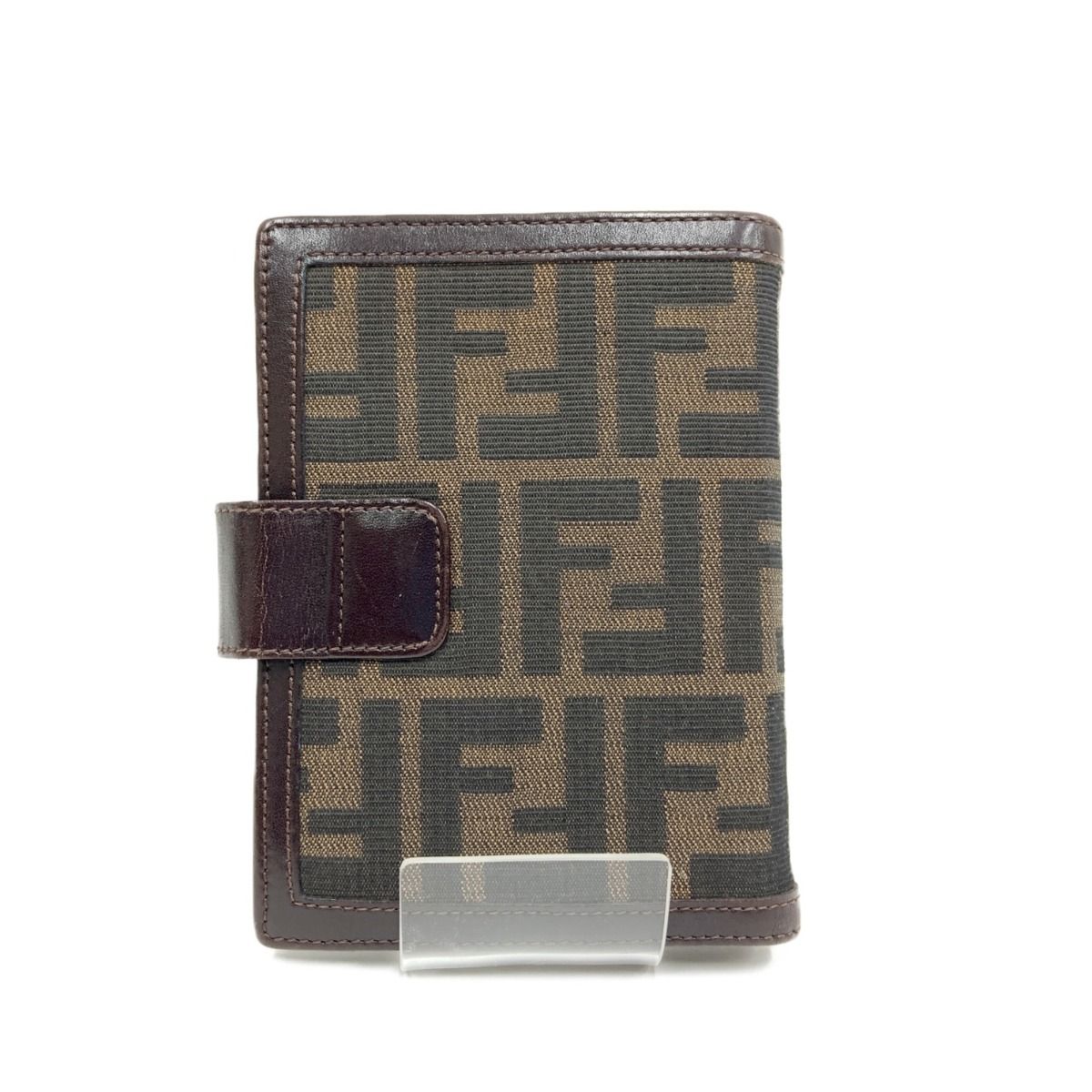Fendi Zucca 6 Holes Notebook Cover Brown