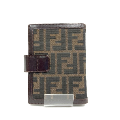 Fendi Zucca 6 Holes Notebook Cover Brown