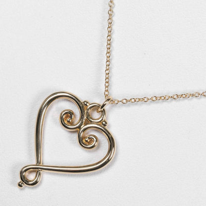 Tiffany & Co Venezia Goldoni Heart Paloma Picasso 18K Yellow Gold And Diamonds