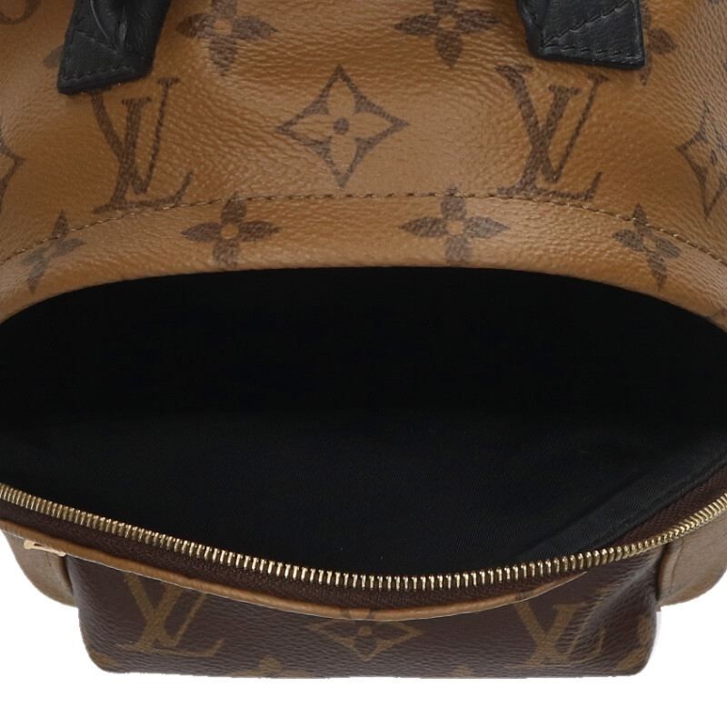 Louis Vuitton M42411 Palm Spring Monogram Reverse Mini Backpack Women