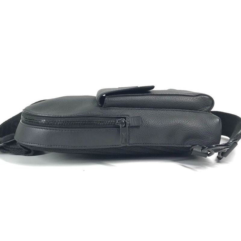 Louis Vuitton Shoulder Bag Pilot Su Ring Bag M23736 Leather Noir Black