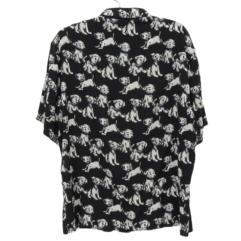 Celine Allover Dog Shirt Top Men's Black/white 38 2c717307q 38