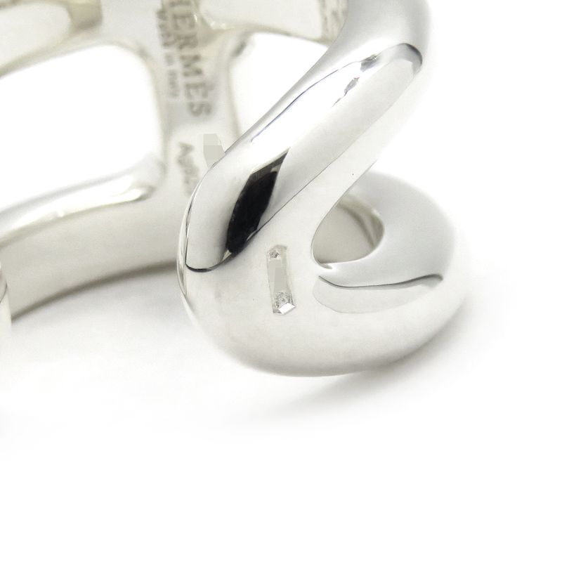 Hermes Ring Ozmoz PM Silver 925 Silver #50 (Jp10) Accessories Ag925 H Motif #10
