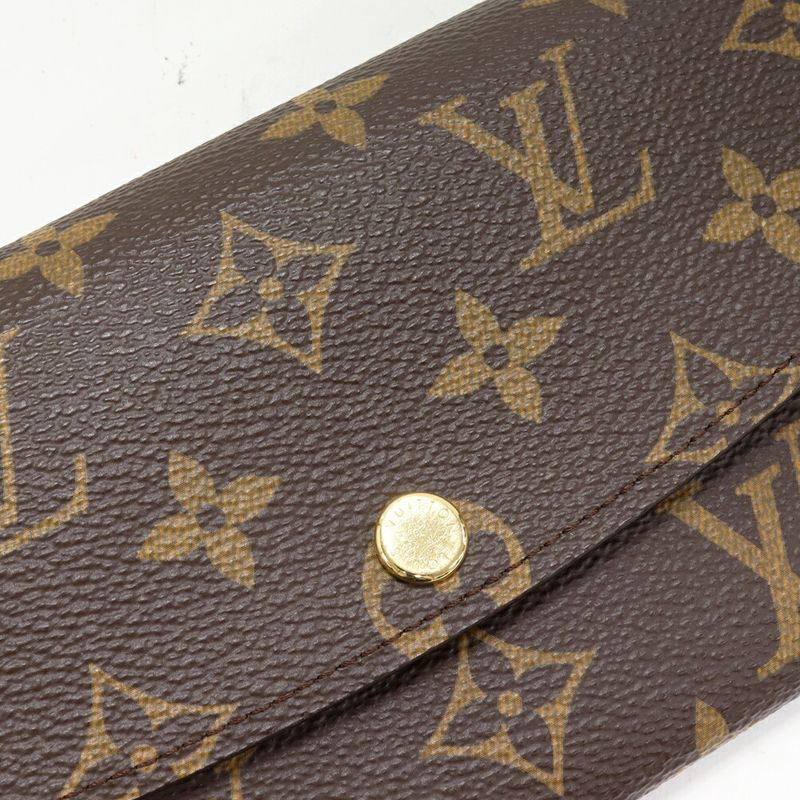 Louis Vuitton Zipper Long Wallet With Coin Purse Monogram Rose Ballerine