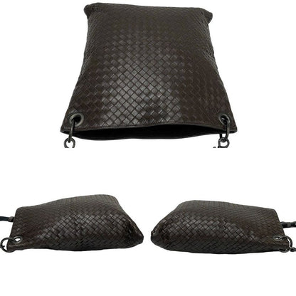 Bottega Veneta Intrecciato Leather Shoulder Bag Sacoche